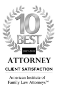 10 Best | 2015-2019 | Attorney | Client Satisfaction | American Institute of Family Law Attorneys